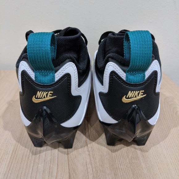 Nike Diamond Turf Vapor Edge TD Football Cleats Mens 7.5 Emerald White Black NEW - Picture 7 of 9